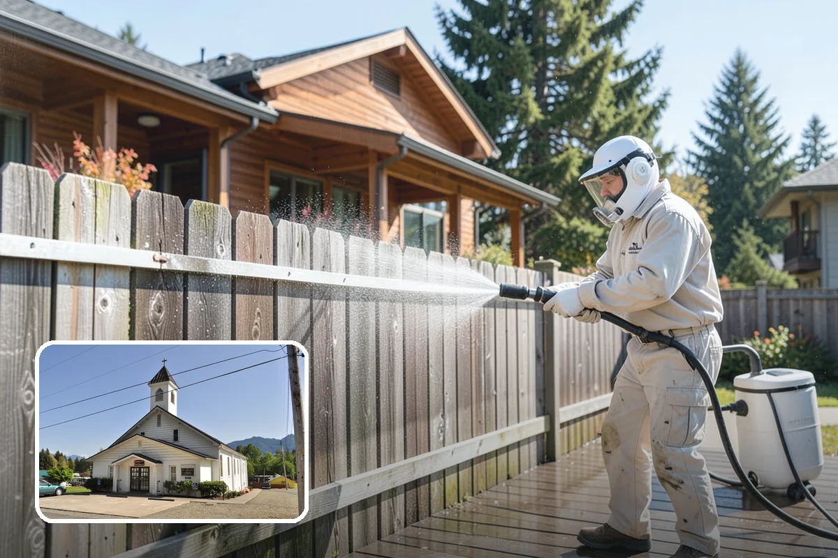 Roof Algae Removal in Concrete, Skagit County, WA - Dissolves algae staining for a uniform roof appearance