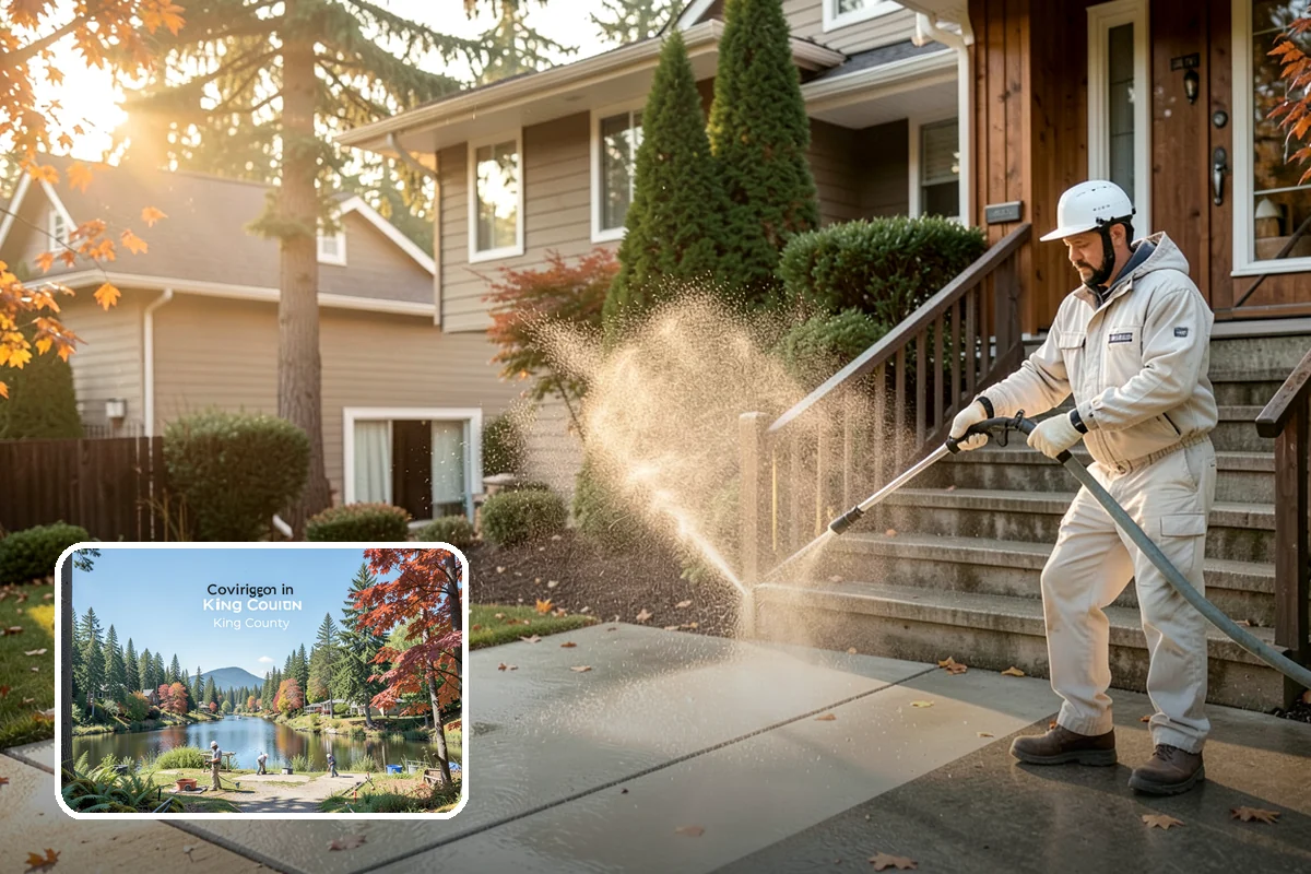 Roof Algae Removal in Covington, King County, WA - Dissolves algae staining for a uniform roof appearance