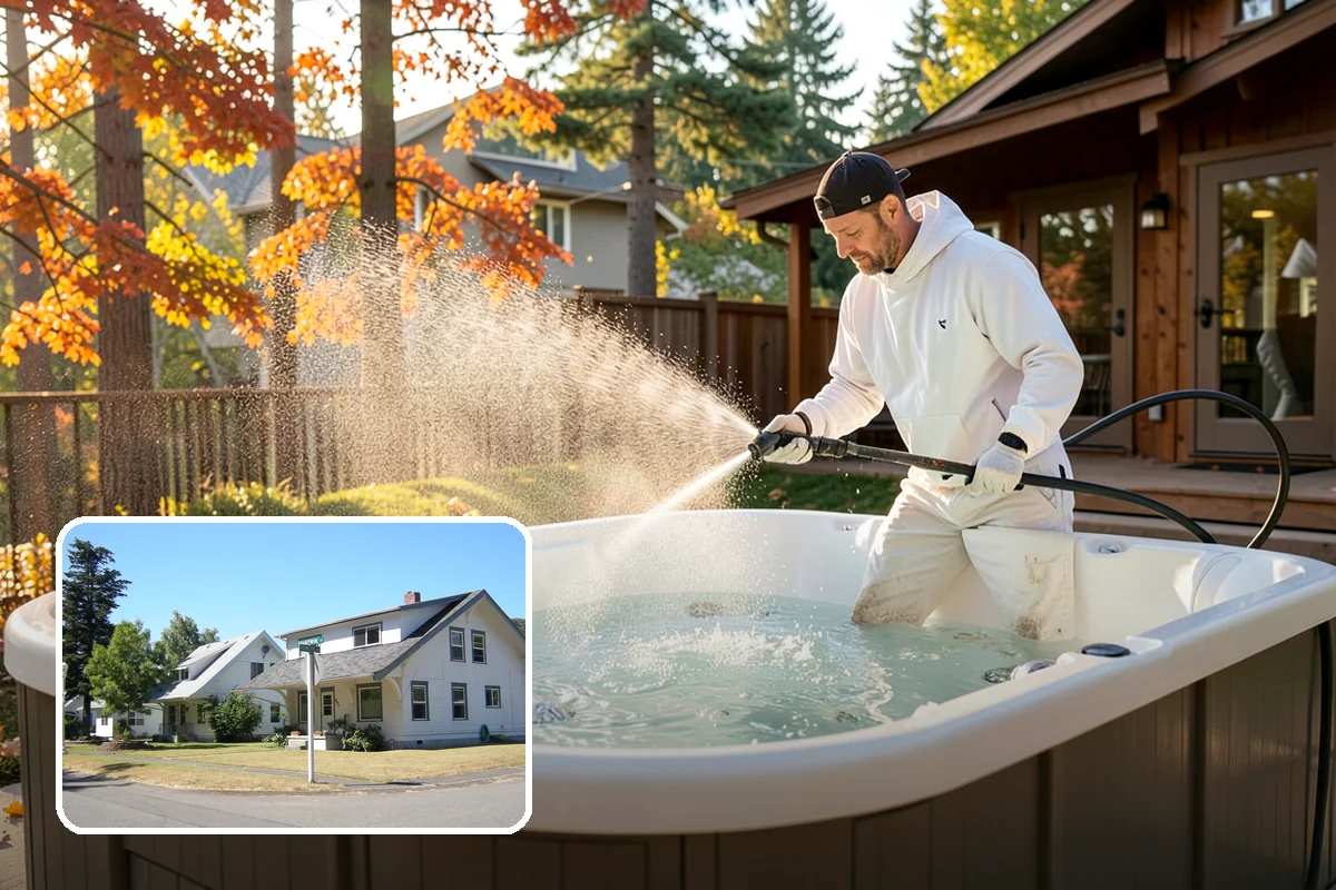 Roof Algae Removal in DuPont, Pierce County, WA - Dissolves algae staining for a uniform roof appearance