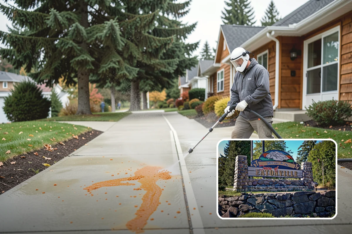 Roof Algae Removal in Eatonville, Pierce County, WA - Dissolves algae staining for a uniform roof appearance