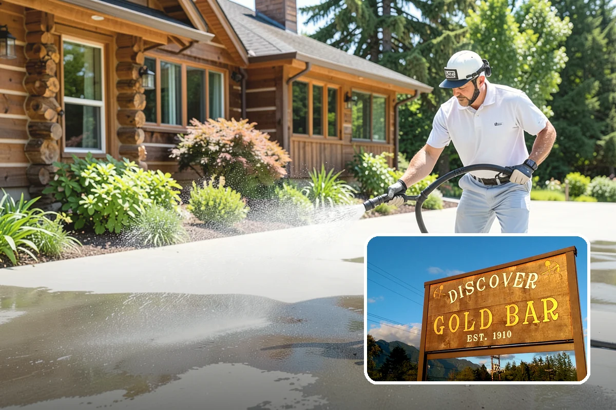 Roof Algae Removal in Gold Bar, Snohomish County, WA - Dissolves algae staining for a uniform roof appearance