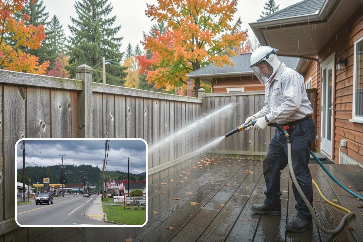 Roof Algae Removal in Granite Falls, Snohomish County, WA - Dissolves algae staining for a uniform roof appearance