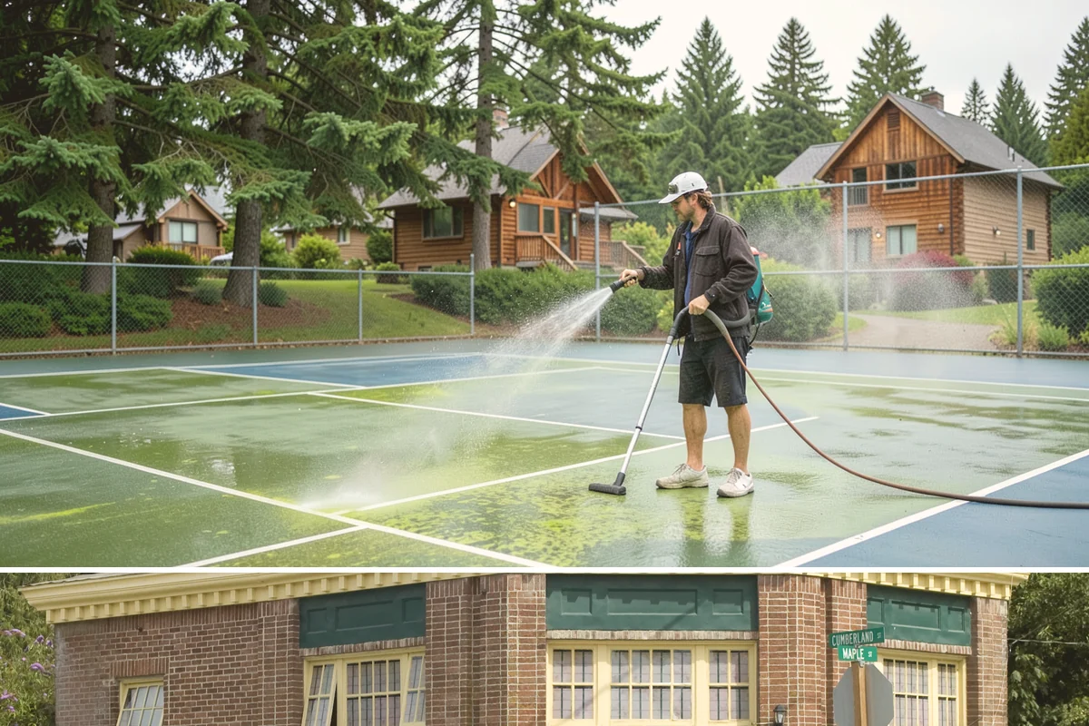 Roof Algae Removal in Hamilton, Skagit County, WA - The dry summer stretch lets algaecide treatments cure without rain washing them away prematurely.