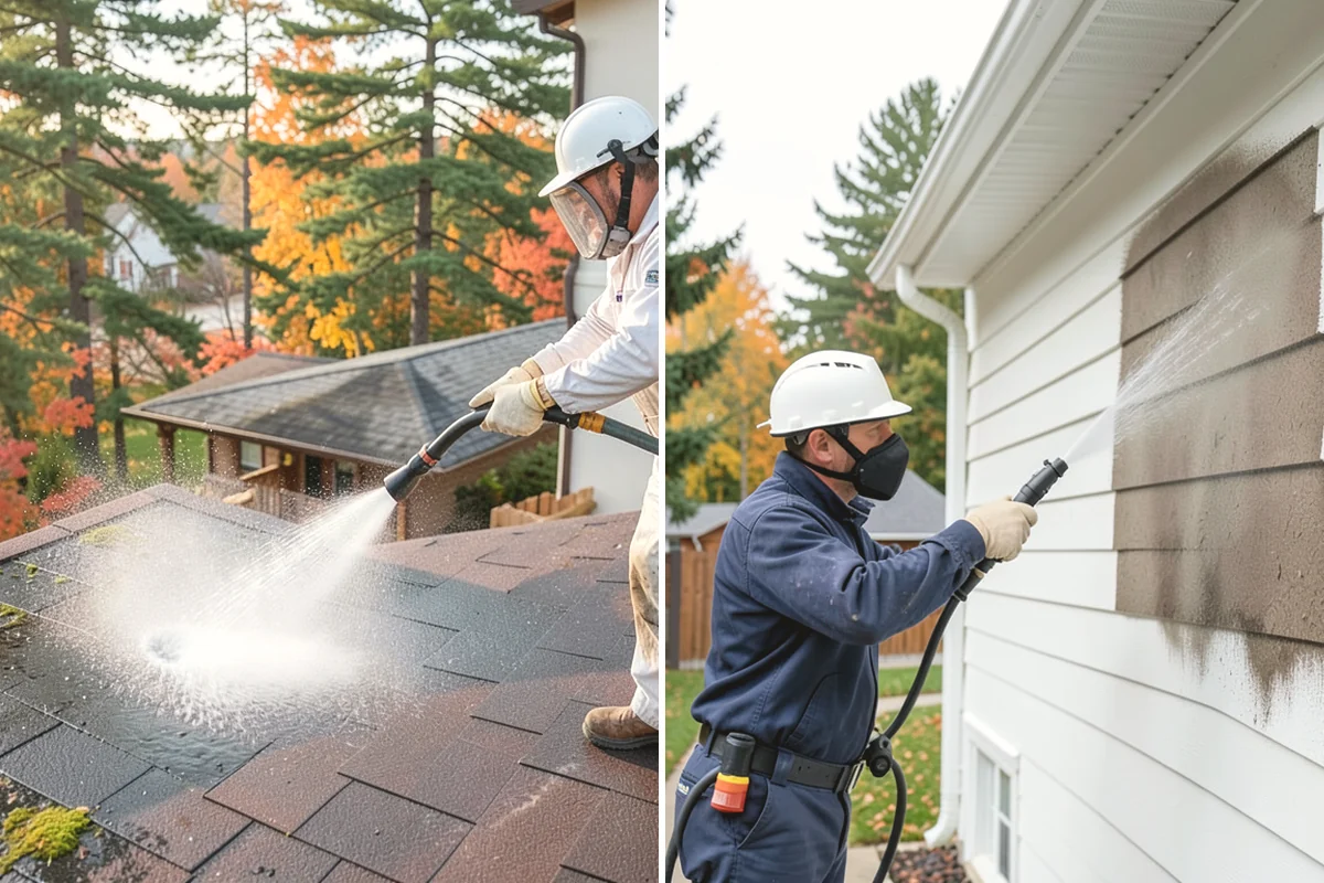 Roof Algae Removal in Issaquah, King County, WA - Identify algae-affected slopes and shaded problem zones