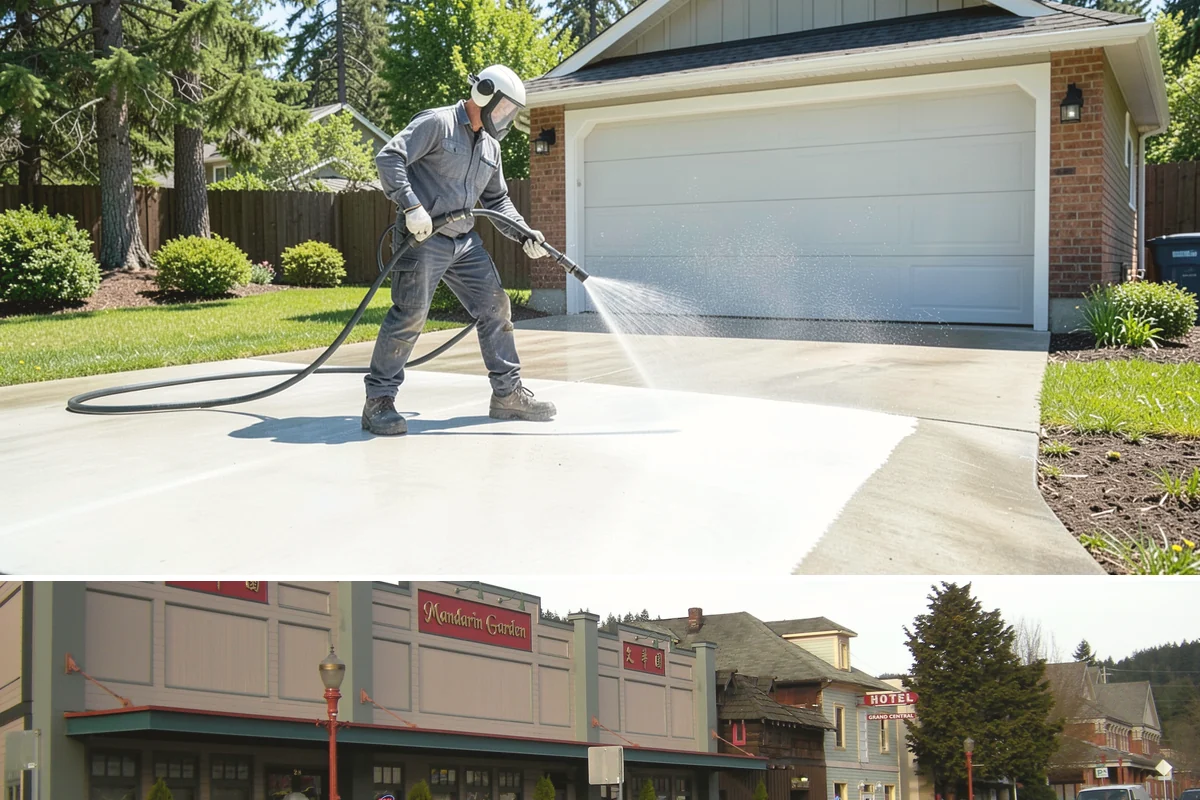 Roof Algae Removal in Issaquah, King County, WA - The dry summer stretch lets algaecide treatments cure without rain washing them away prematurely.