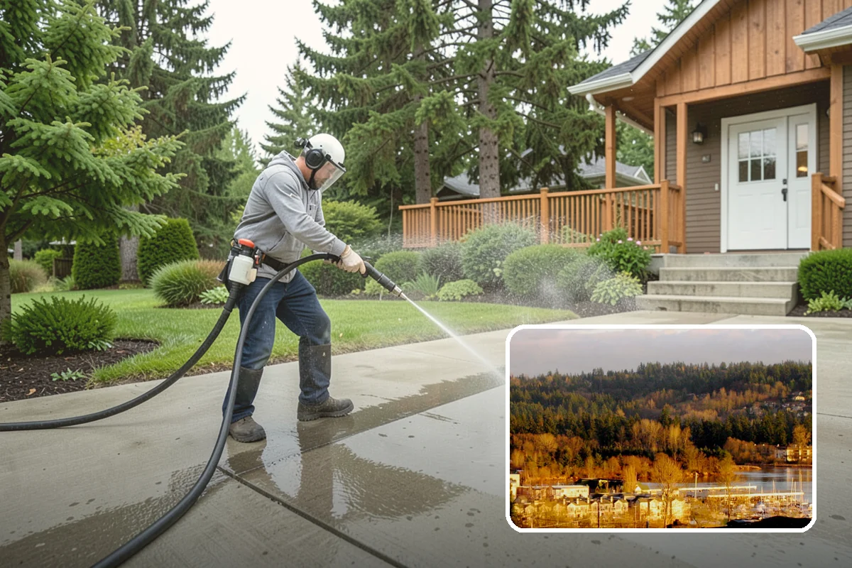Roof Algae Removal in Kenmore, King County, WA - Dissolves algae staining for a uniform roof appearance