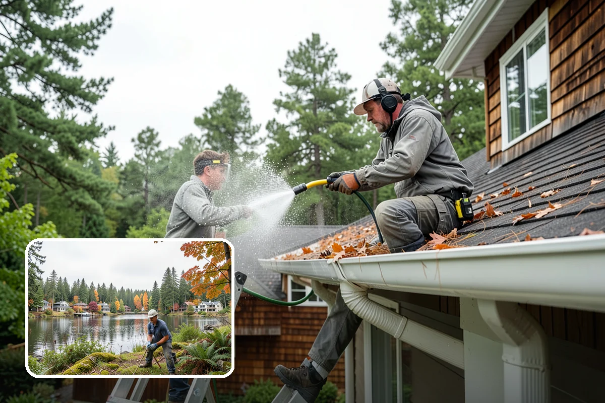 Roof Algae Removal in La Conner, Skagit County, WA - Dissolves algae staining for a uniform roof appearance