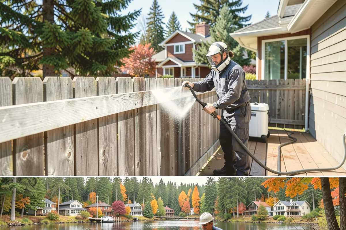 Roof Algae Removal in La Conner, Skagit County, WA - The dry summer stretch lets algaecide treatments cure without rain washing them away prematurely.