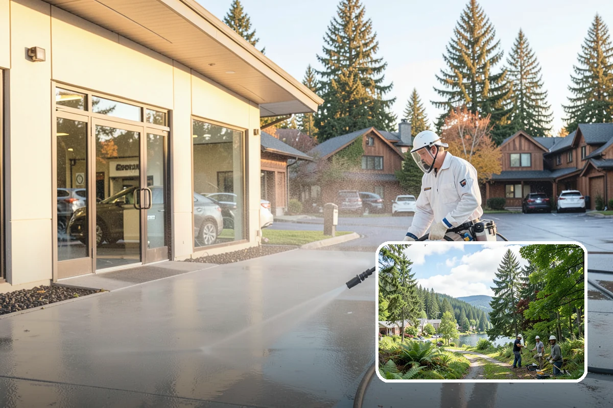 Roof Algae Removal in Lake Forest Park, King County, WA - Dissolves algae staining for a uniform roof appearance