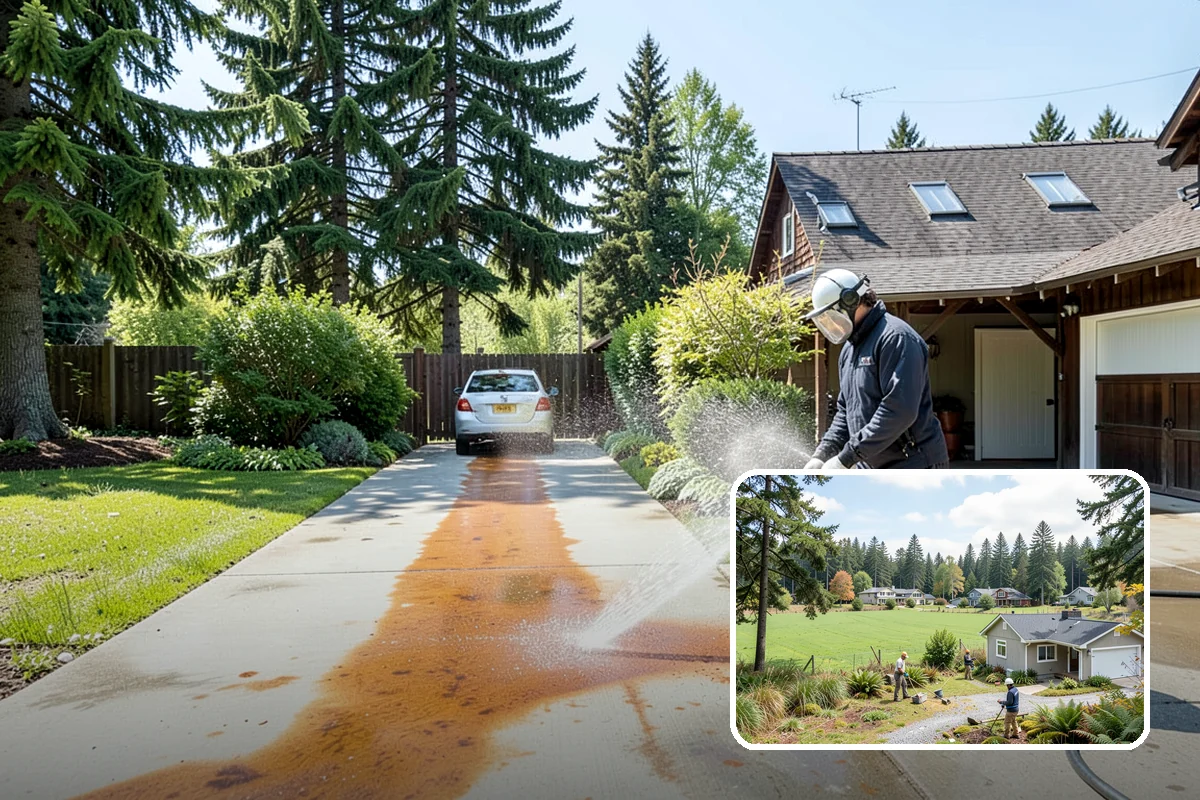 Roof Algae Removal in Lyman, Skagit County, WA - Dissolves algae staining for a uniform roof appearance