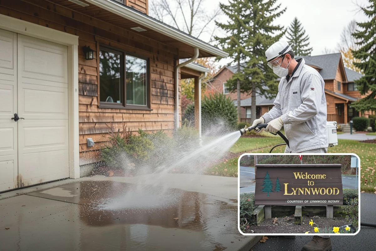 Roof Algae Removal in Lynnwood, Snohomish County, WA - Dissolves algae staining for a uniform roof appearance