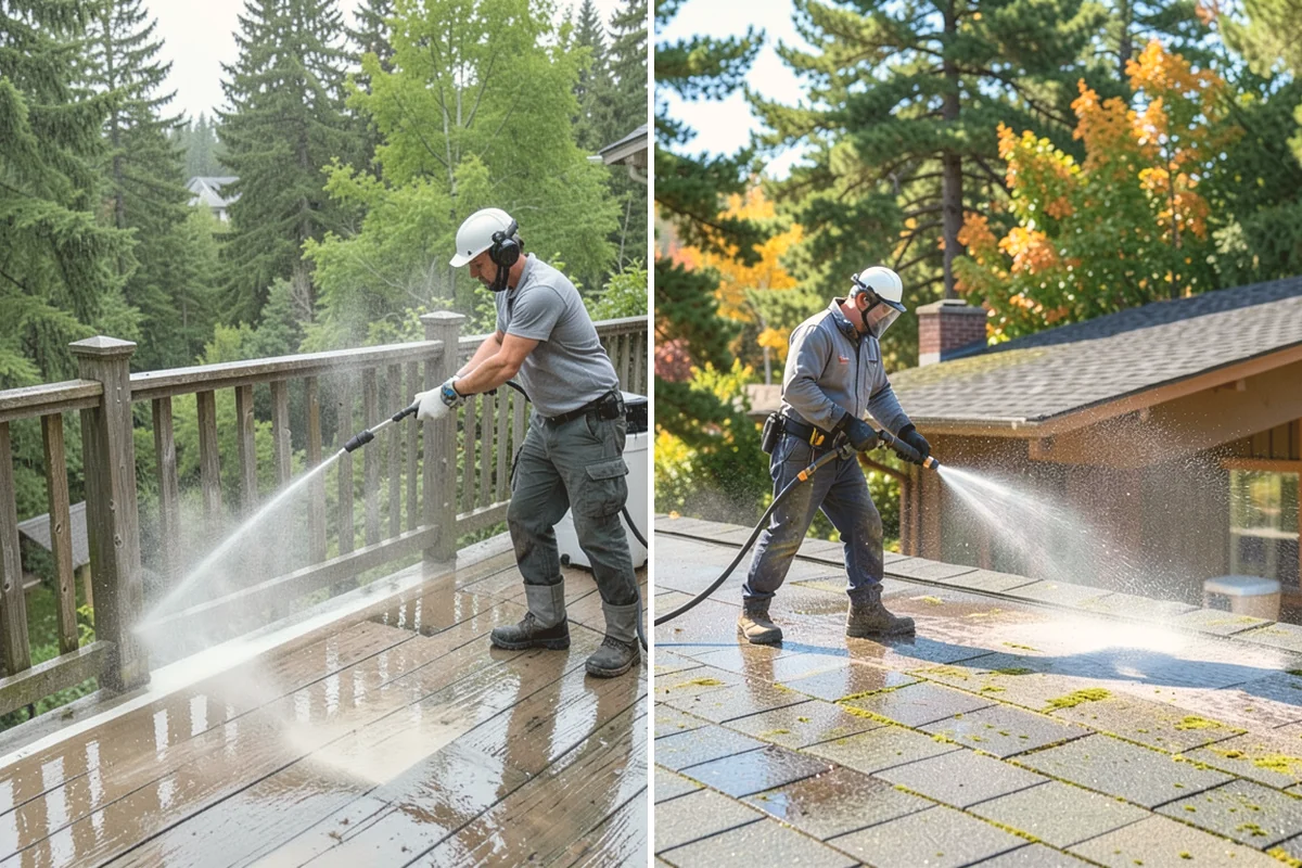 Roof Algae Removal in Lynnwood, Snohomish County, WA - Identify algae-affected slopes and shaded problem zones