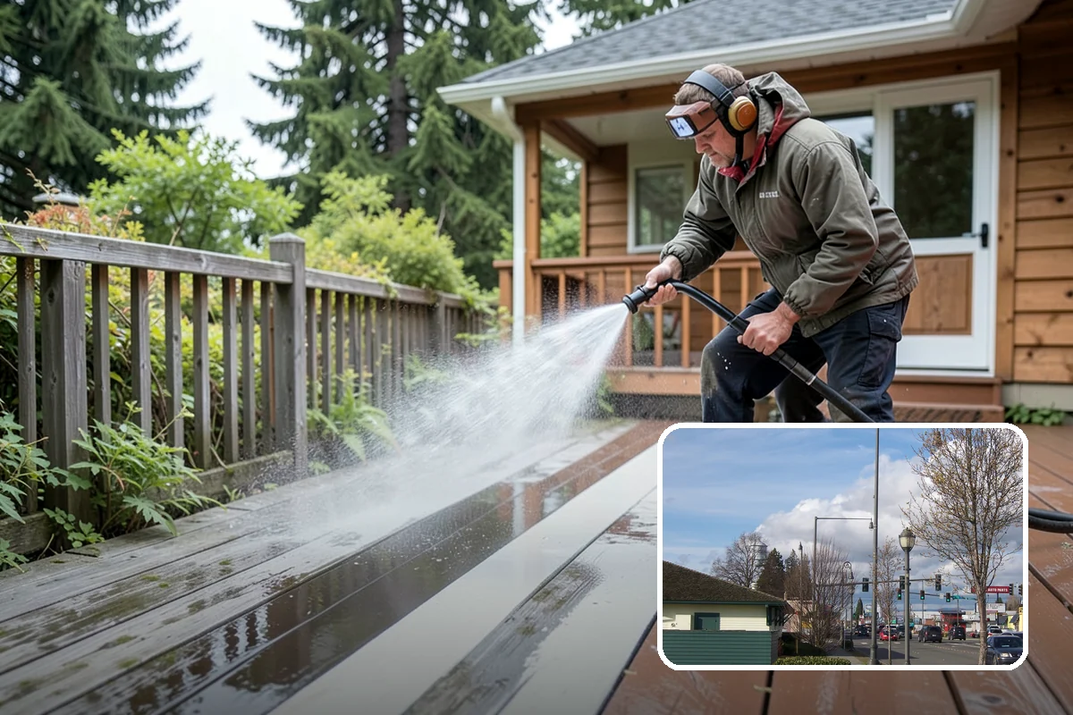 Roof Algae Removal in Marysville, Snohomish County, WA - Dissolves algae staining for a uniform roof appearance