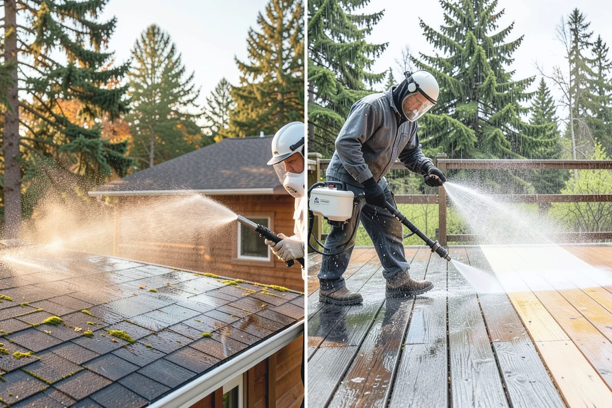Roof Algae Removal in Medina, King County, WA - Identify algae-affected slopes and shaded problem zones