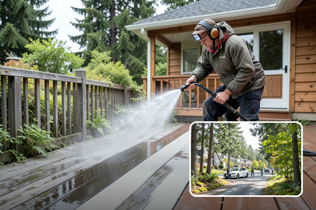 Roof Algae Removal in Normandy Park, King County, WA - Dissolves algae staining for a uniform roof appearance