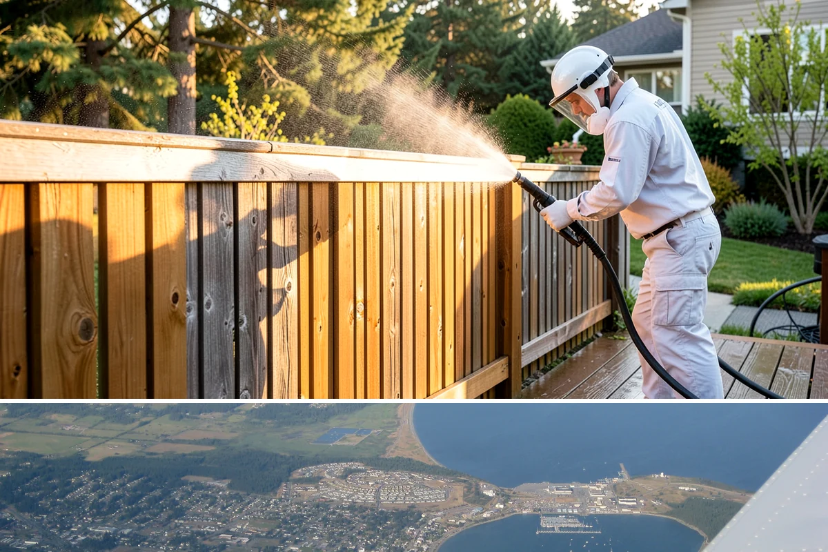 Roof Algae Removal in Oak Harbor, Island County, WA - The dry summer stretch lets algaecide treatments cure without rain washing them away prematurely.