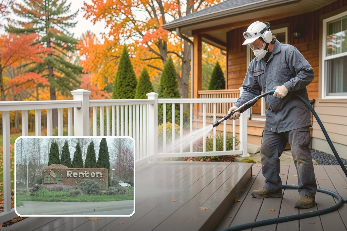 Roof Algae Removal in Renton, King County, WA - Dissolves algae staining for a uniform roof appearance