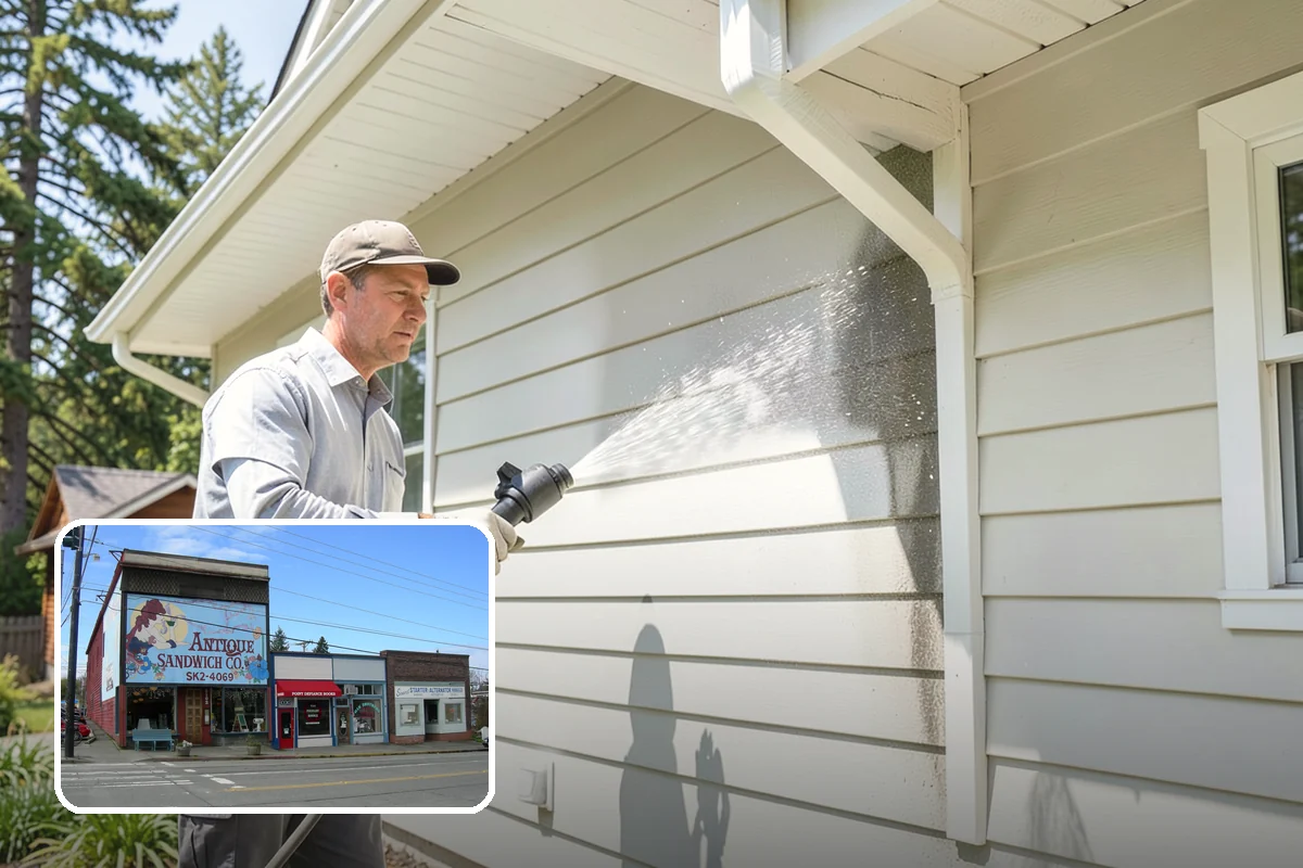 Roof Algae Removal in Ruston, Pierce County, WA - Dissolves algae staining for a uniform roof appearance