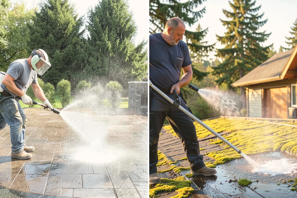 Roof Algae Removal in Sammamish, King County, WA - Identify algae-affected slopes and shaded problem zones