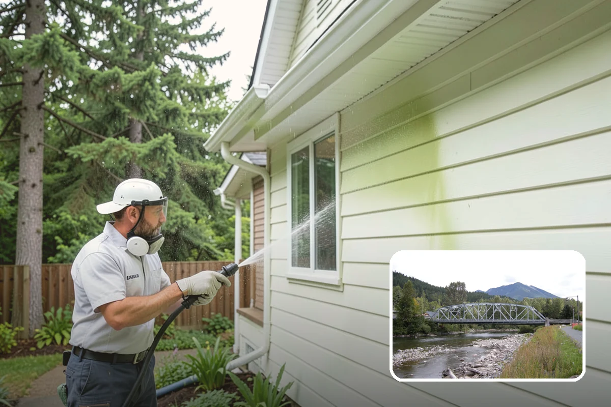 Roof Algae Removal in Skykomish, King County, WA - Dissolves algae staining for a uniform roof appearance