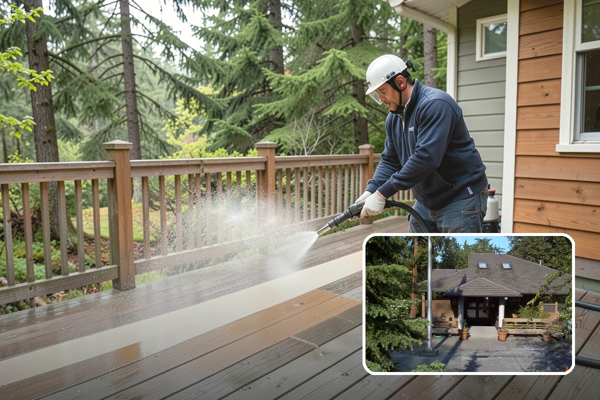 Roof Algae Removal in Yarrow Point, King County, WA - Dissolves algae staining for a uniform roof appearance