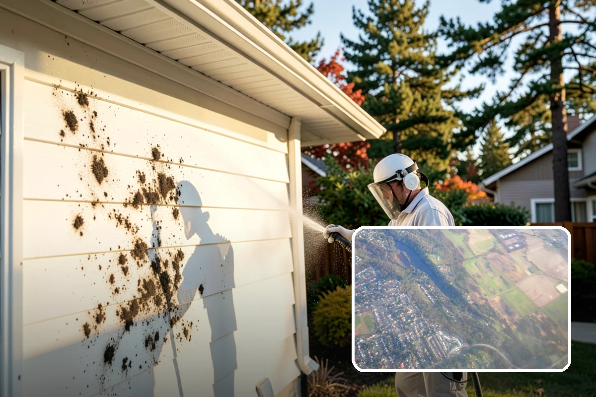 Roof Black Streak Removal in Algona, King County, WA - Erases distracting black streaks that lower curb appeal