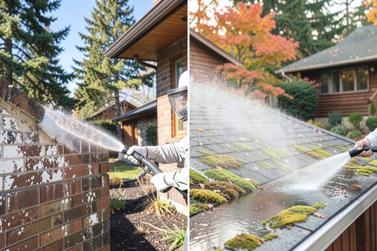 Roof Black Streak Removal in Auburn, King County, WA - Confirm the staining is gloeocapsa algae and map affected areas