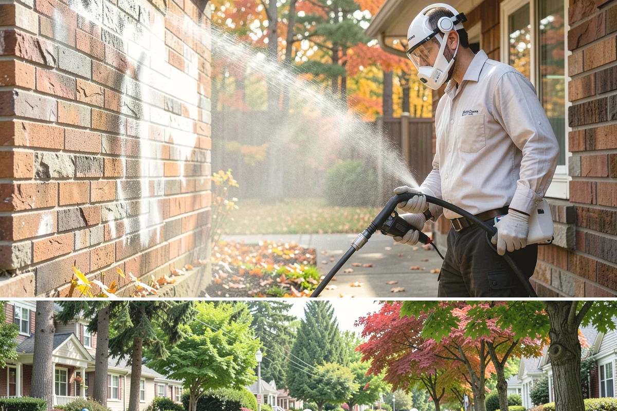 Roof Black Streak Removal in Beaux Arts Village, King County, WA - Warm, dry summer days give streak treatments the best chance to work thoroughly in one visit.