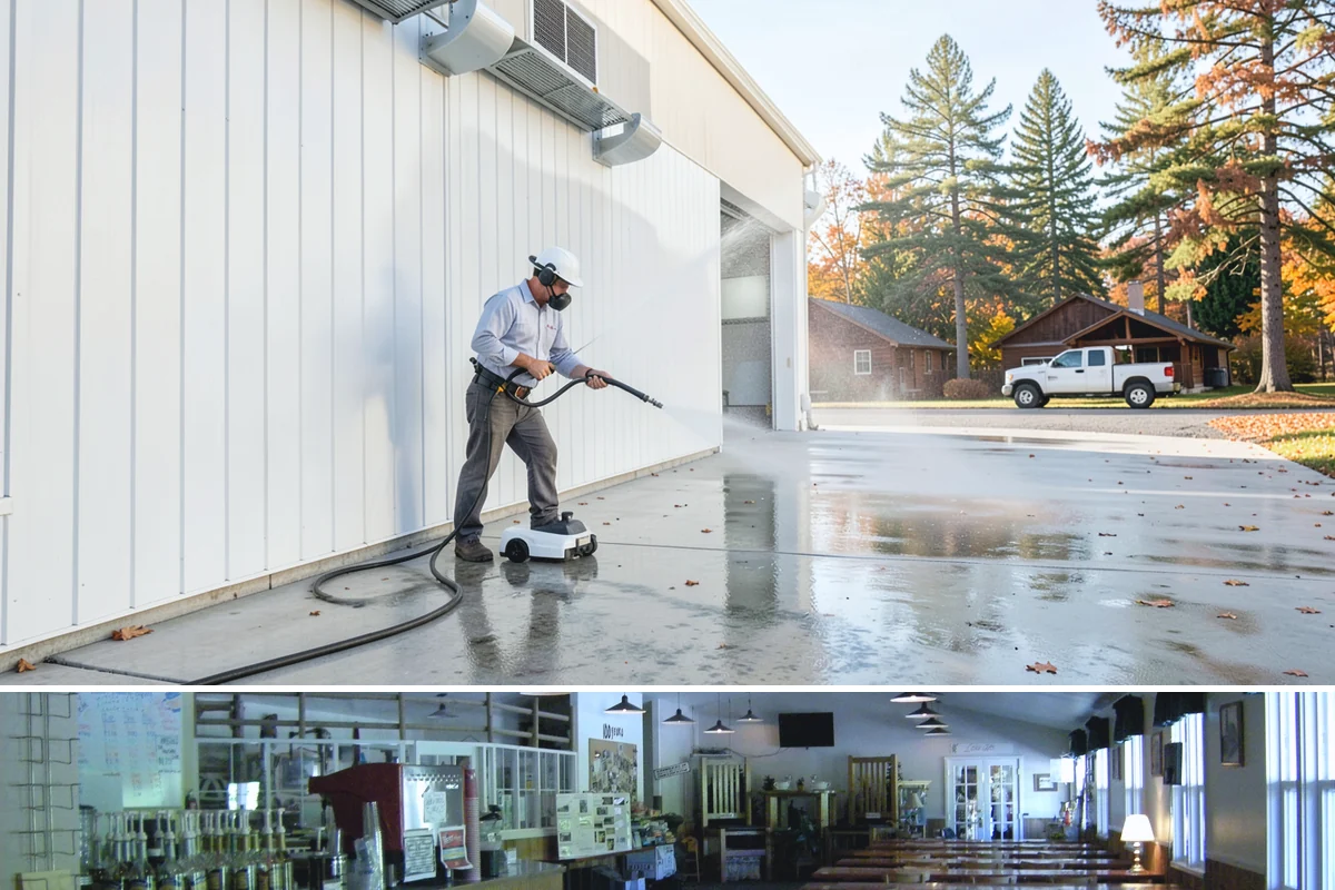 Roof Black Streak Removal in Black Diamond, King County, WA - Warm, dry summer days give streak treatments the best chance to work thoroughly in one visit.