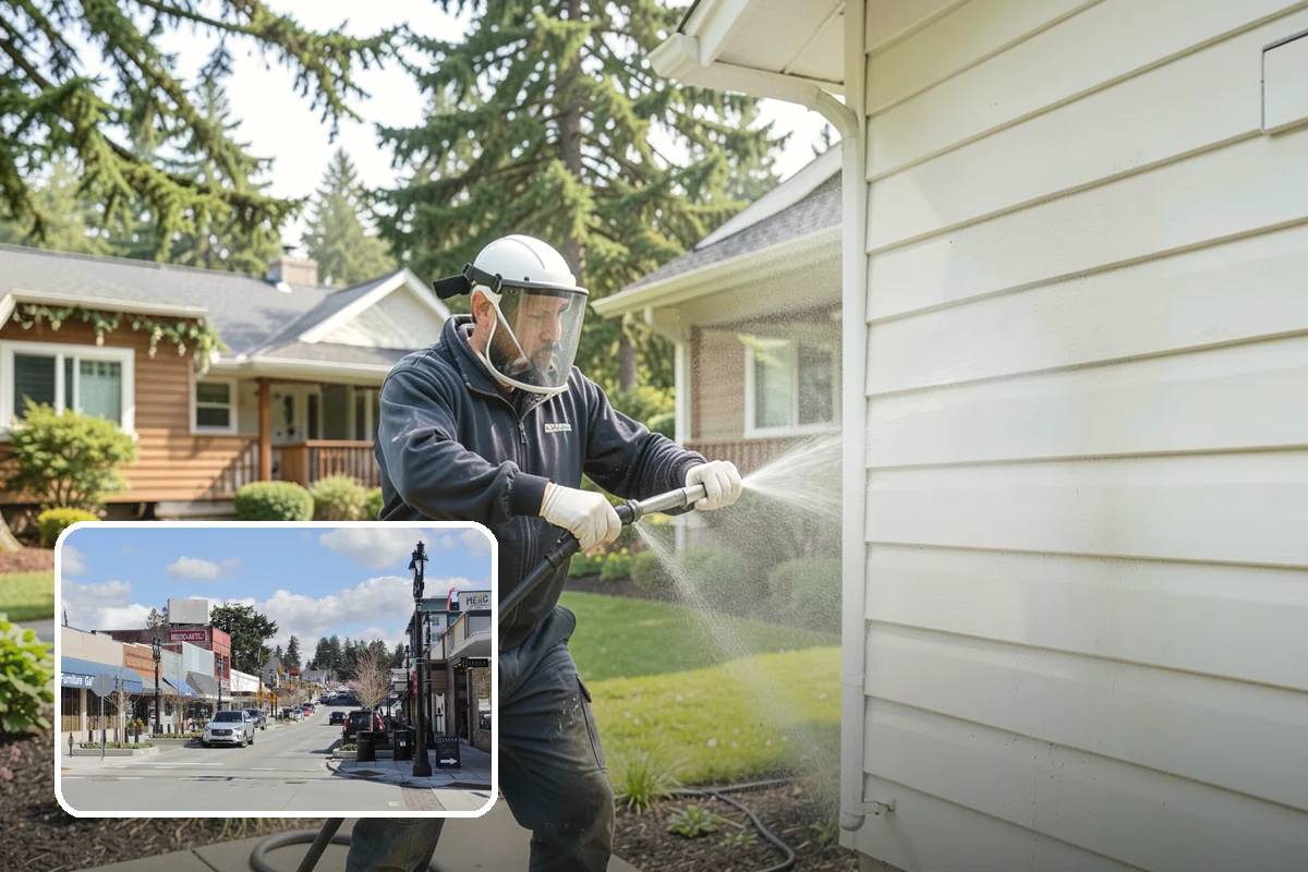Roof Black Streak Removal in Bothell, King County, WA - Erases distracting black streaks that lower curb appeal