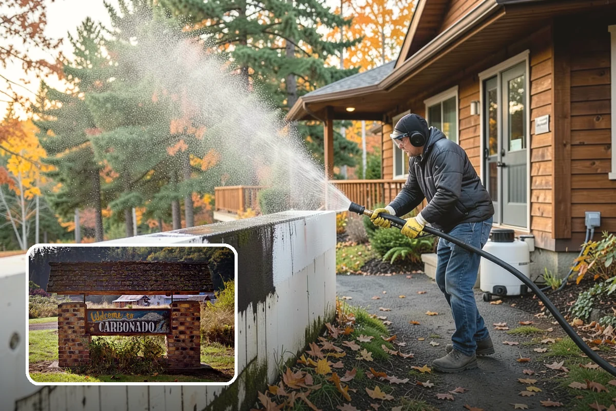 Roof Black Streak Removal in Carbonado, Pierce County, WA - Erases distracting black streaks that lower curb appeal