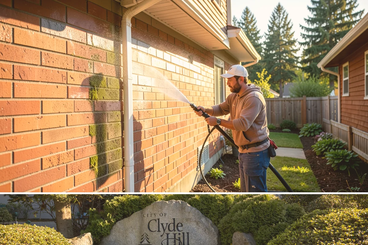 Roof Black Streak Removal in Clyde Hill, King County, WA - Warm, dry summer days give streak treatments the best chance to work thoroughly in one visit.