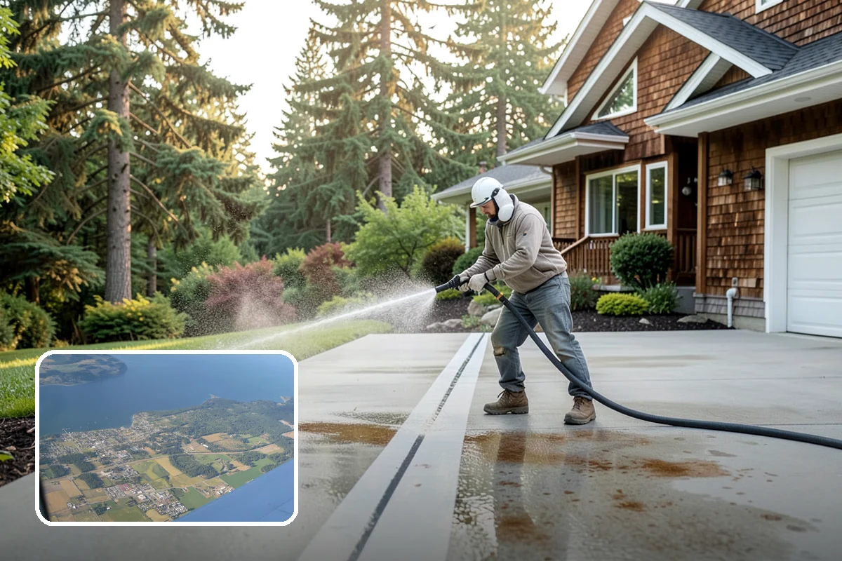 Roof Black Streak Removal in Coupeville, Island County, WA - Erases distracting black streaks that lower curb appeal