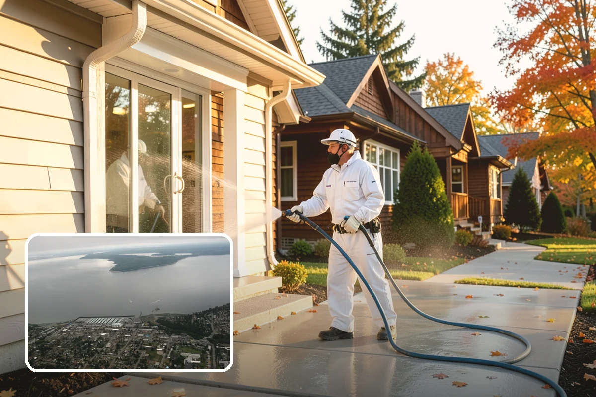 Roof Black Streak Removal in Des Moines, King County, WA - Erases distracting black streaks that lower curb appeal
