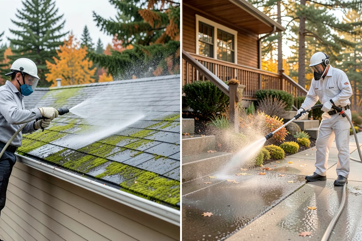 Roof Black Streak Removal in DuPont, Pierce County, WA - Confirm the staining is gloeocapsa algae and map affected areas