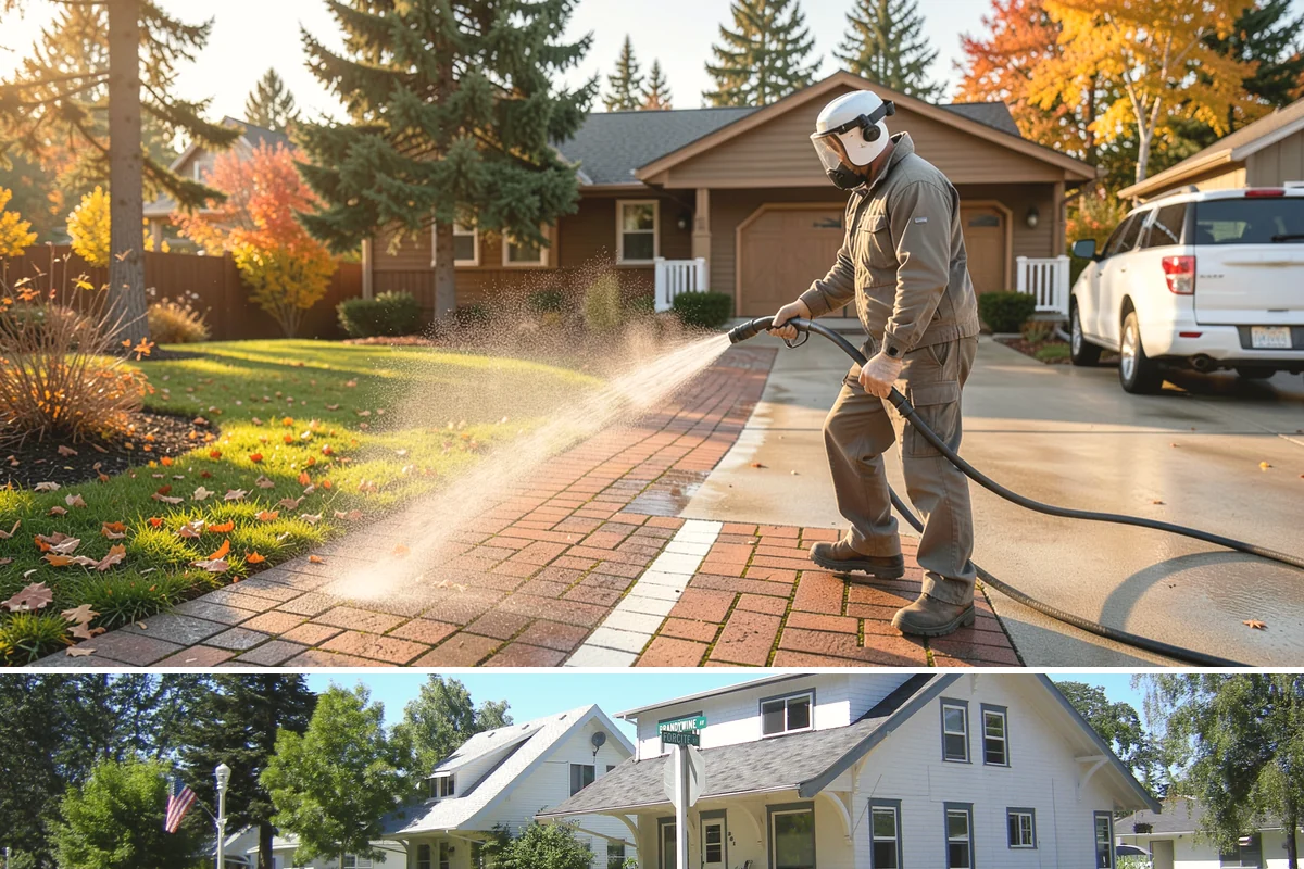 Roof Black Streak Removal in DuPont, Pierce County, WA - Warm, dry summer days give streak treatments the best chance to work thoroughly in one visit.