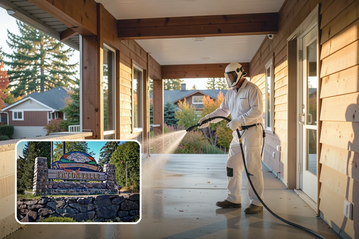 Roof Black Streak Removal in Eatonville, Pierce County, WA - Erases distracting black streaks that lower curb appeal