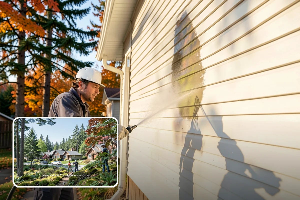 Roof Black Streak Removal in Edgewood, Pierce County, WA - Erases distracting black streaks that lower curb appeal