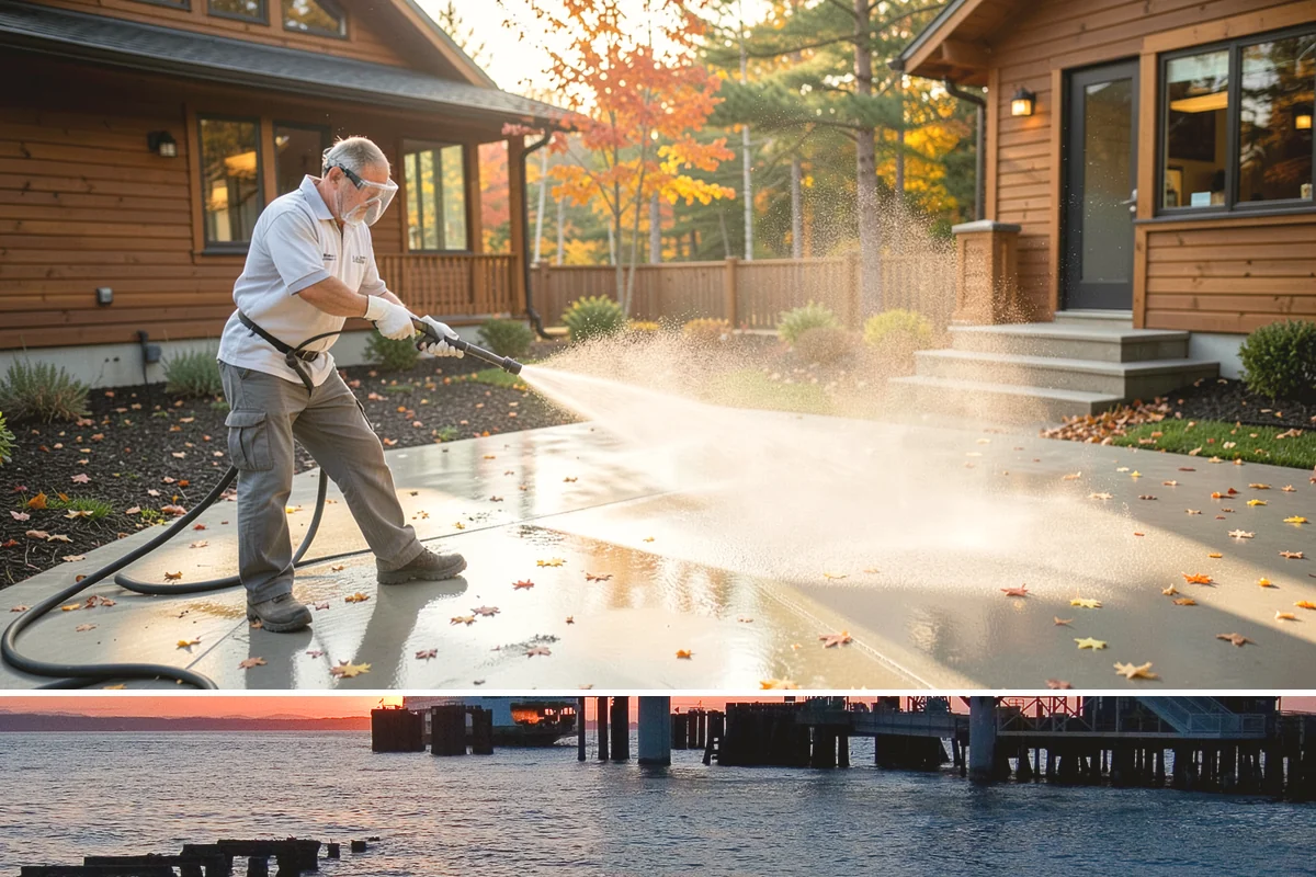 Roof Black Streak Removal in Edmonds, Snohomish County, WA - Warm, dry summer days give streak treatments the best chance to work thoroughly in one visit.