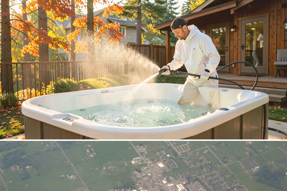 Roof Black Streak Removal in Enumclaw, King County, WA - Warm, dry summer days give streak treatments the best chance to work thoroughly in one visit.