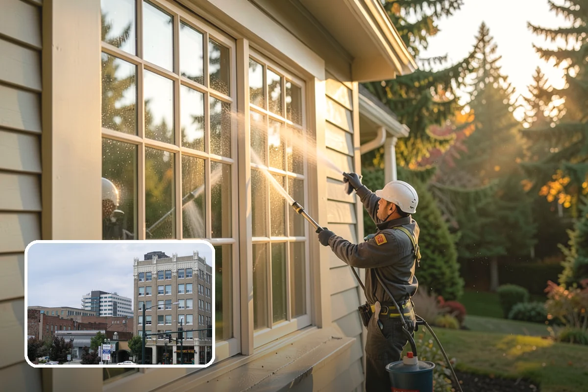 Roof Black Streak Removal in Everett, Snohomish County, WA - Erases distracting black streaks that lower curb appeal