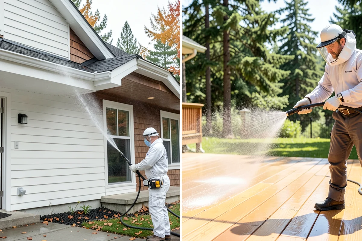 Roof Black Streak Removal in Federal Way, King County, WA - Confirm the staining is gloeocapsa algae and map affected areas