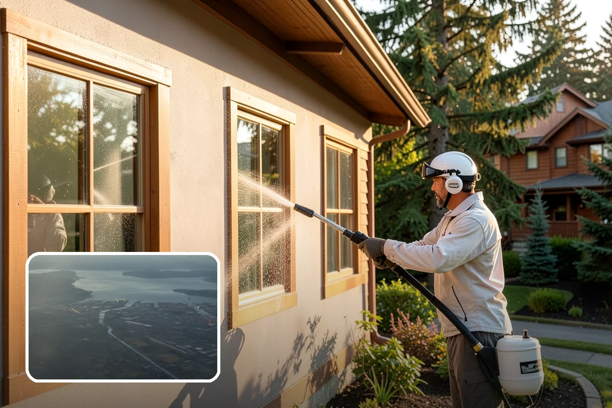 Roof Black Streak Removal in Fife, Pierce County, WA - Erases distracting black streaks that lower curb appeal