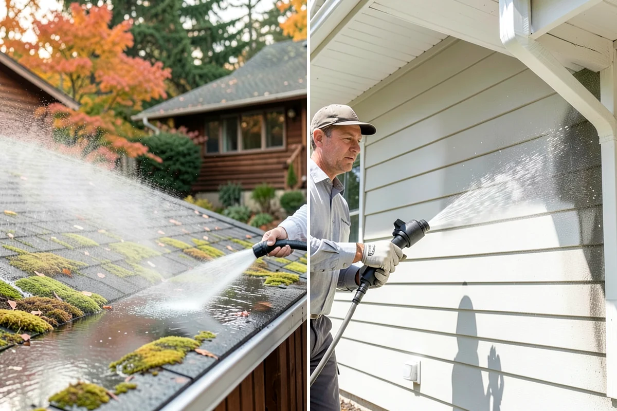 Roof Black Streak Removal in Fircrest, Pierce County, WA - Confirm the staining is gloeocapsa algae and map affected areas