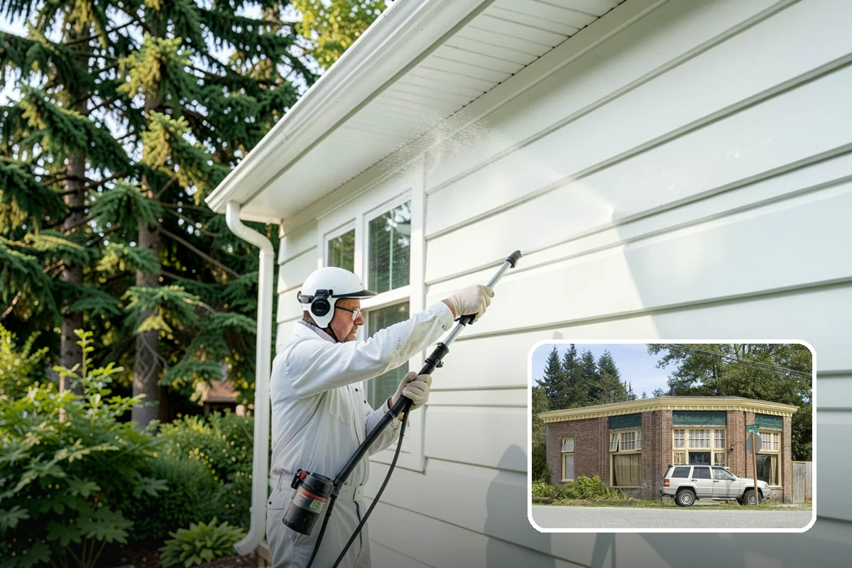 Roof Black Streak Removal in Hamilton, Skagit County, WA - Erases distracting black streaks that lower curb appeal