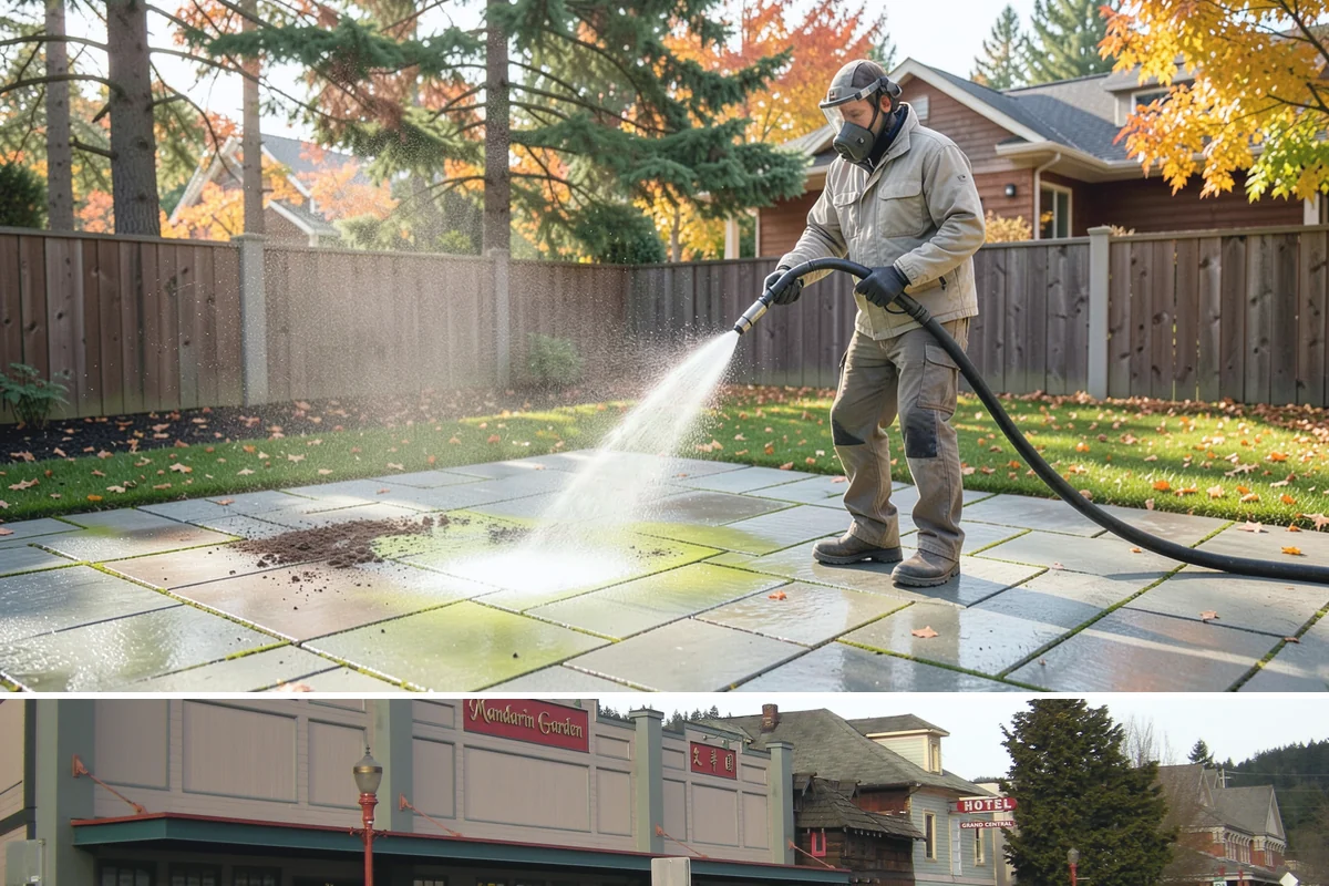 Roof Black Streak Removal in Issaquah, King County, WA - Warm, dry summer days give streak treatments the best chance to work thoroughly in one visit.