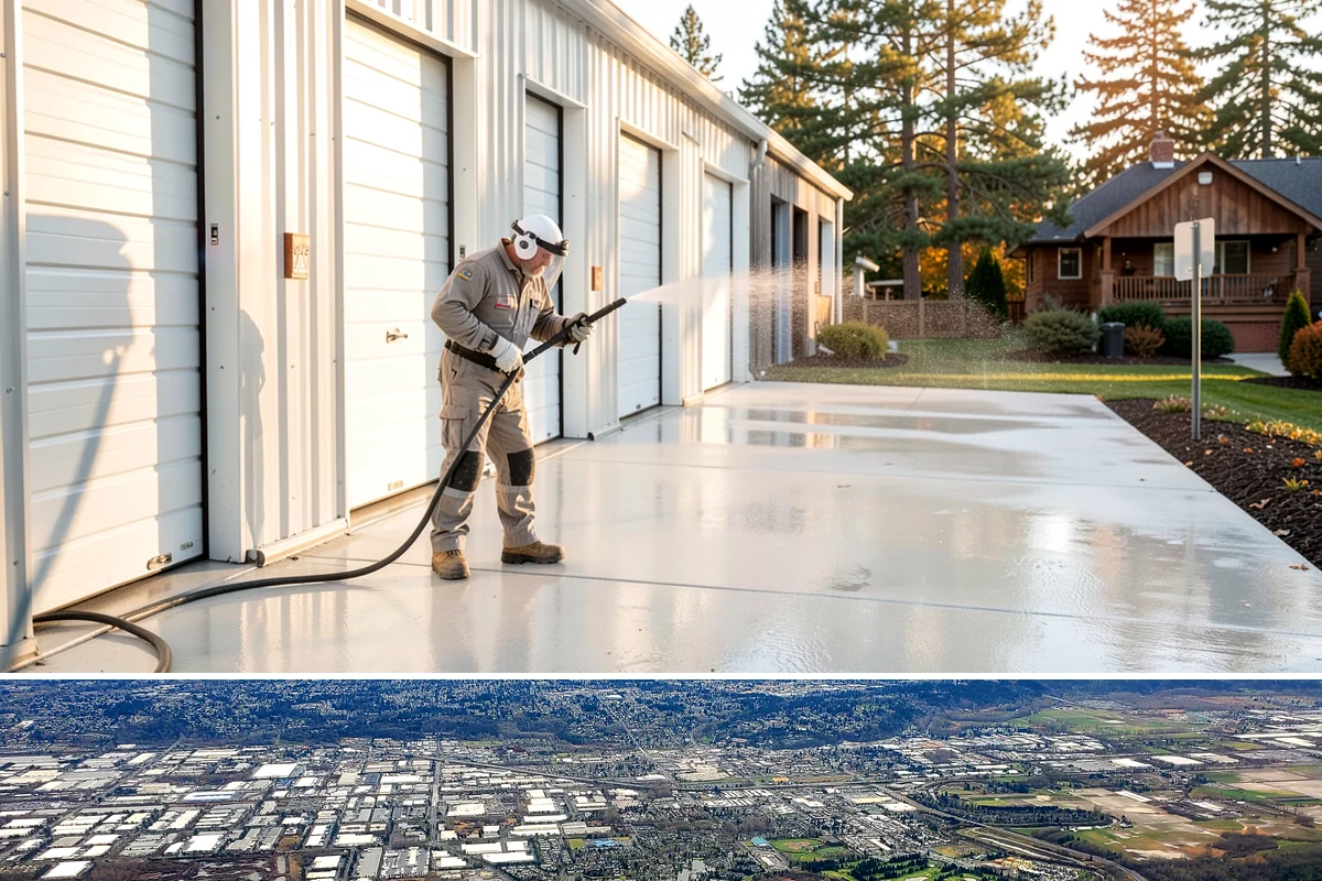 Roof Black Streak Removal in Kent, King County, WA - Warm, dry summer days give streak treatments the best chance to work thoroughly in one visit.