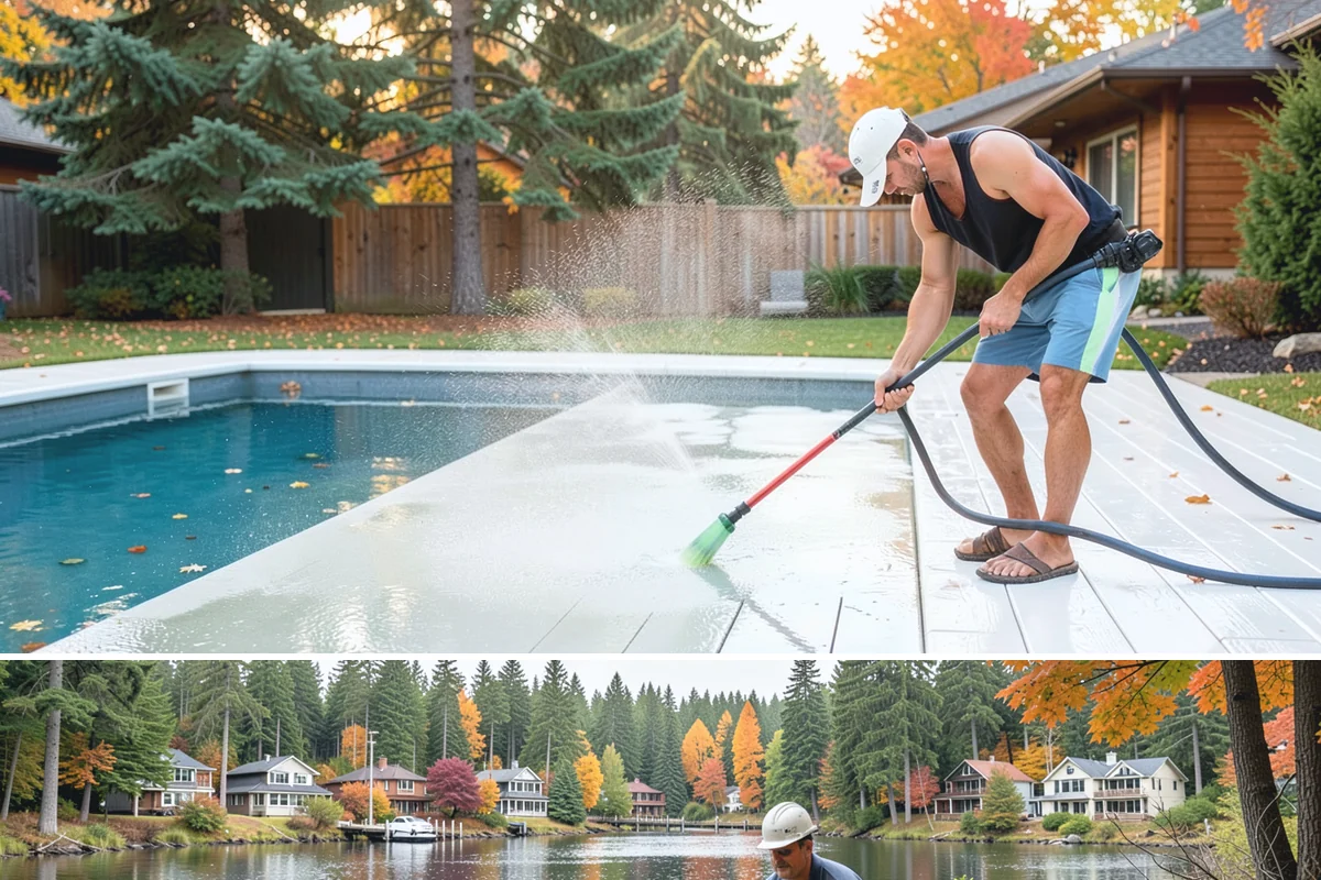 Roof Black Streak Removal in La Conner, Skagit County, WA - Warm, dry summer days give streak treatments the best chance to work thoroughly in one visit.