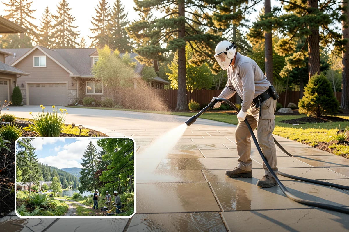 Roof Black Streak Removal in Lake Forest Park, King County, WA - Erases distracting black streaks that lower curb appeal