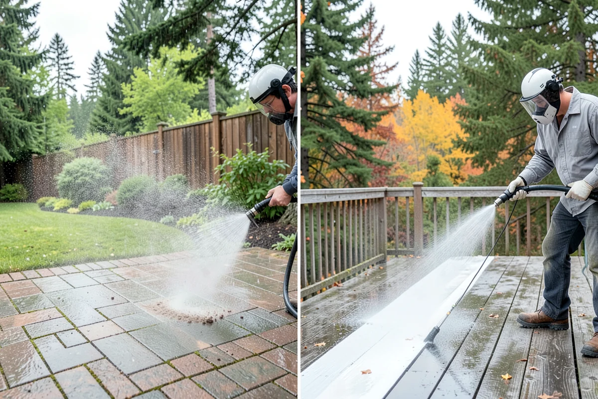 Roof Black Streak Removal in Lake Forest Park, King County, WA - Confirm the staining is gloeocapsa algae and map affected areas